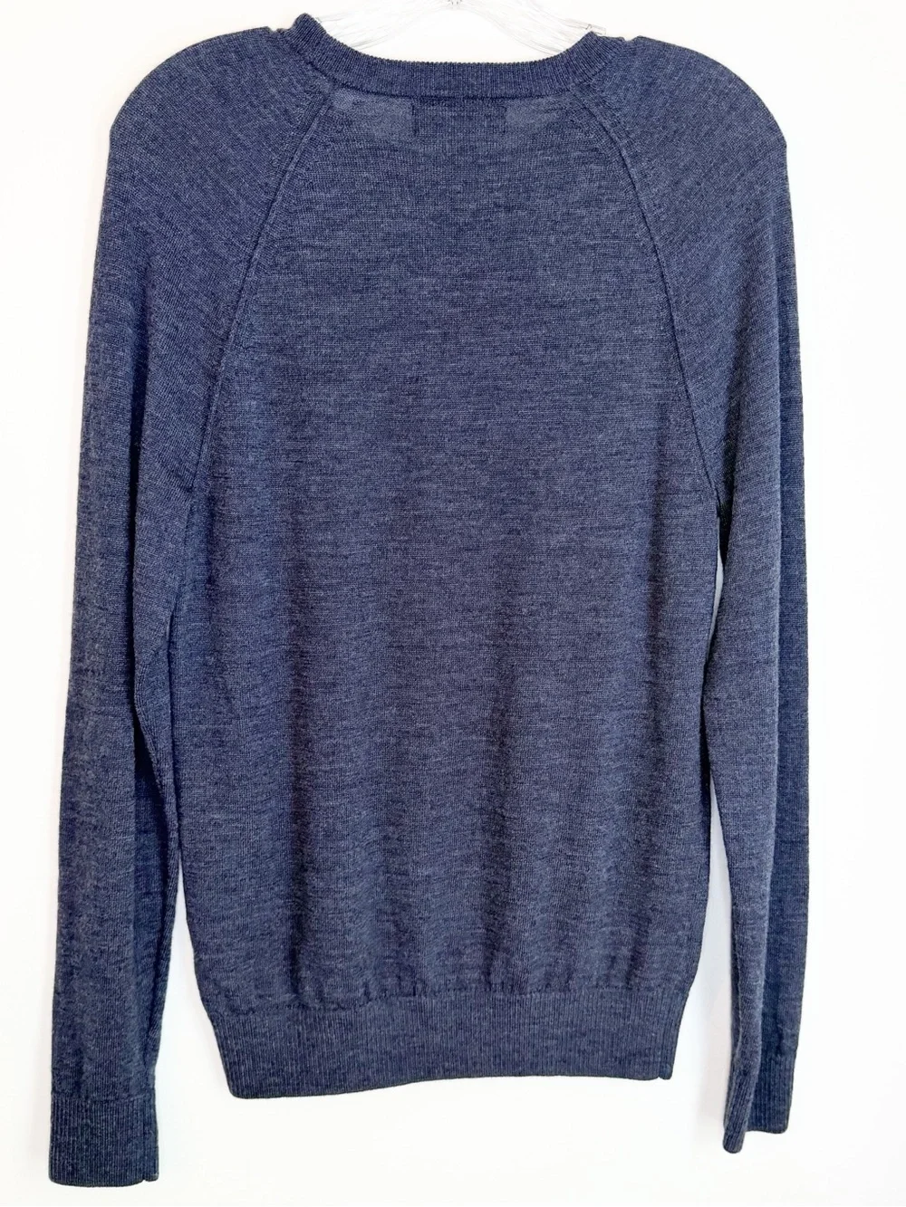 Banana Republic Men’s Heather Navy Crewneck Sweater